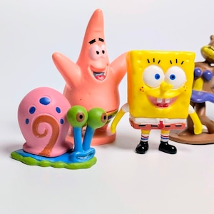 【 SpongeBob SquarePants( スポンジボブ ) PVC ミニフィギュア 6Pセット 】〚アメリカン雑貨 アメトイ〛
