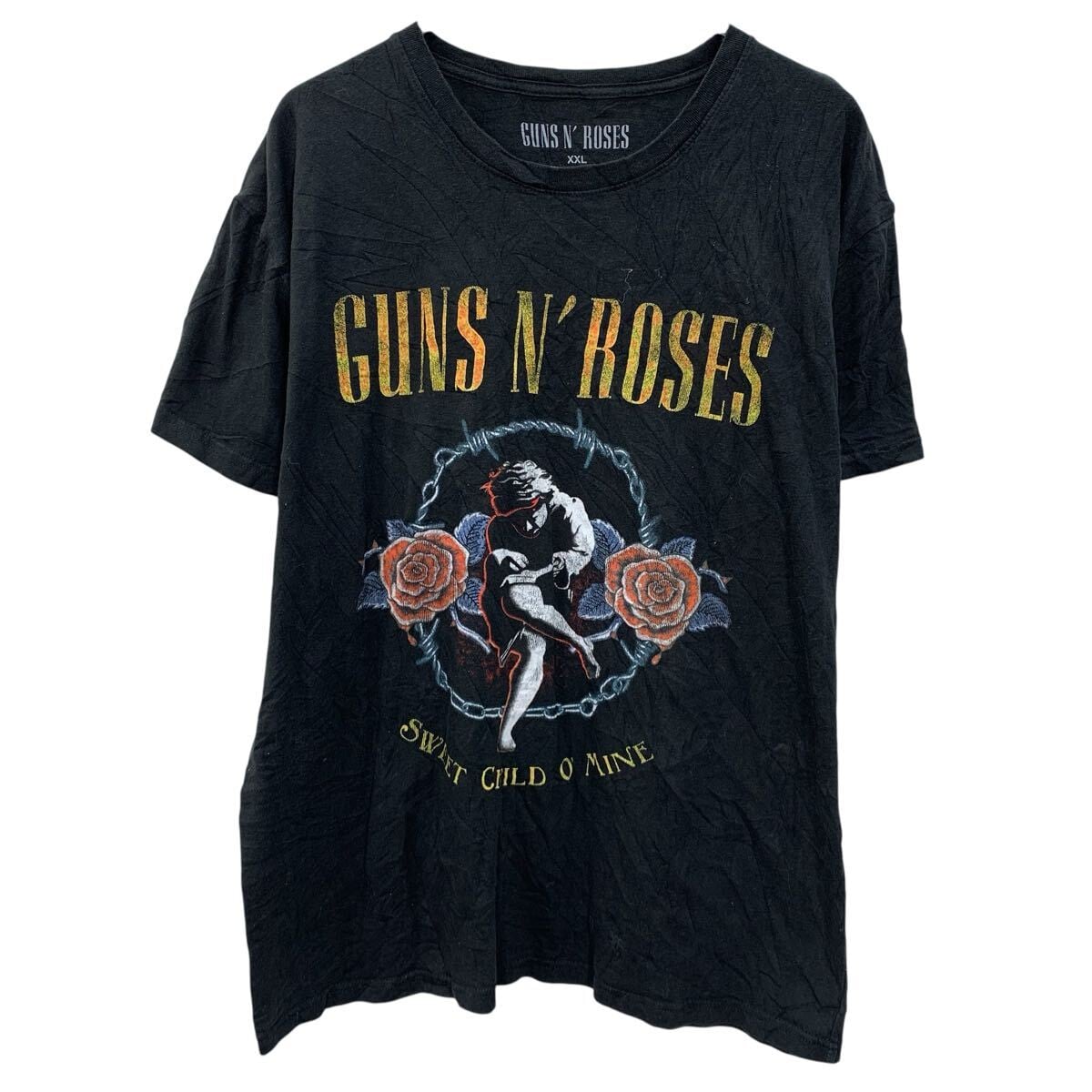 GUNS N' ROSES 半袖 バンドTシャツ XXL ブラック ガンズアンドローゼズ