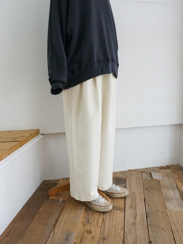 TRAVAIL MANUEL モールスウェード 2タックトラウザーズ | Fimpen+Nul