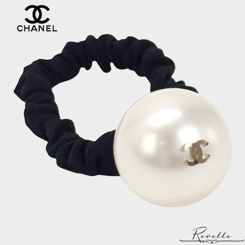 【CHANEL】シャネル パール付きシュシュ ヘアアクセサリー レディース【アクセサリー】