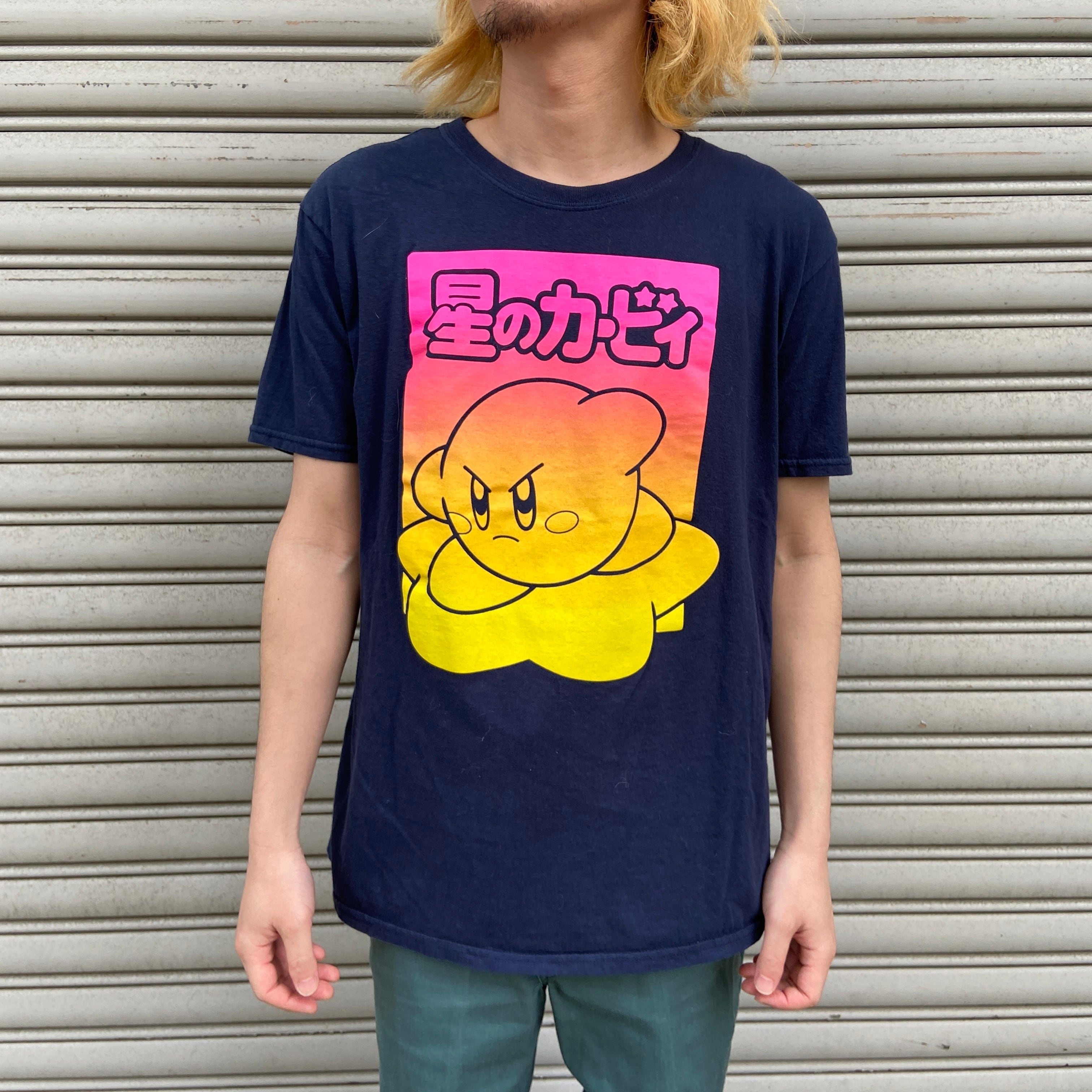 星のカービィ キャラクタープリントTシャツ キャラT ニンテンドー