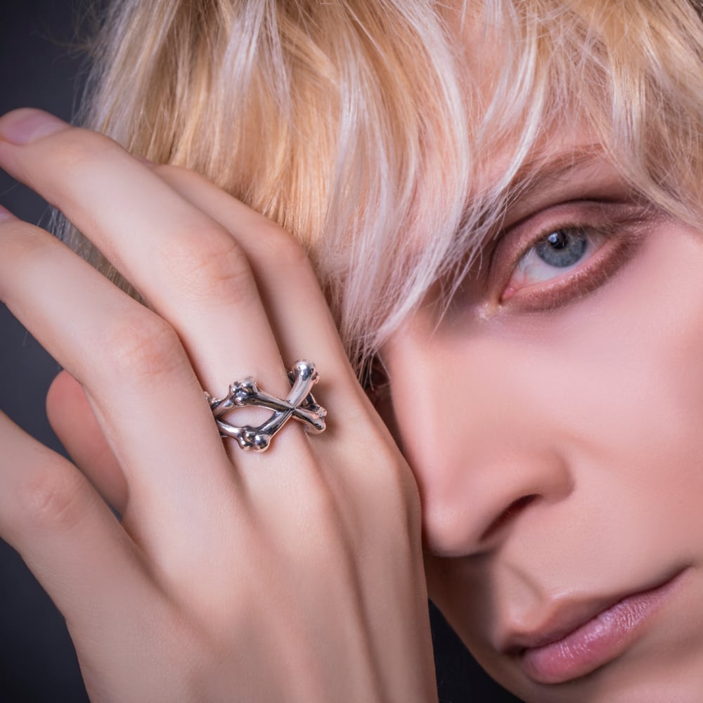 クロスボーンリング AKR0075 Cross bone Ring シルバーアクセサリー