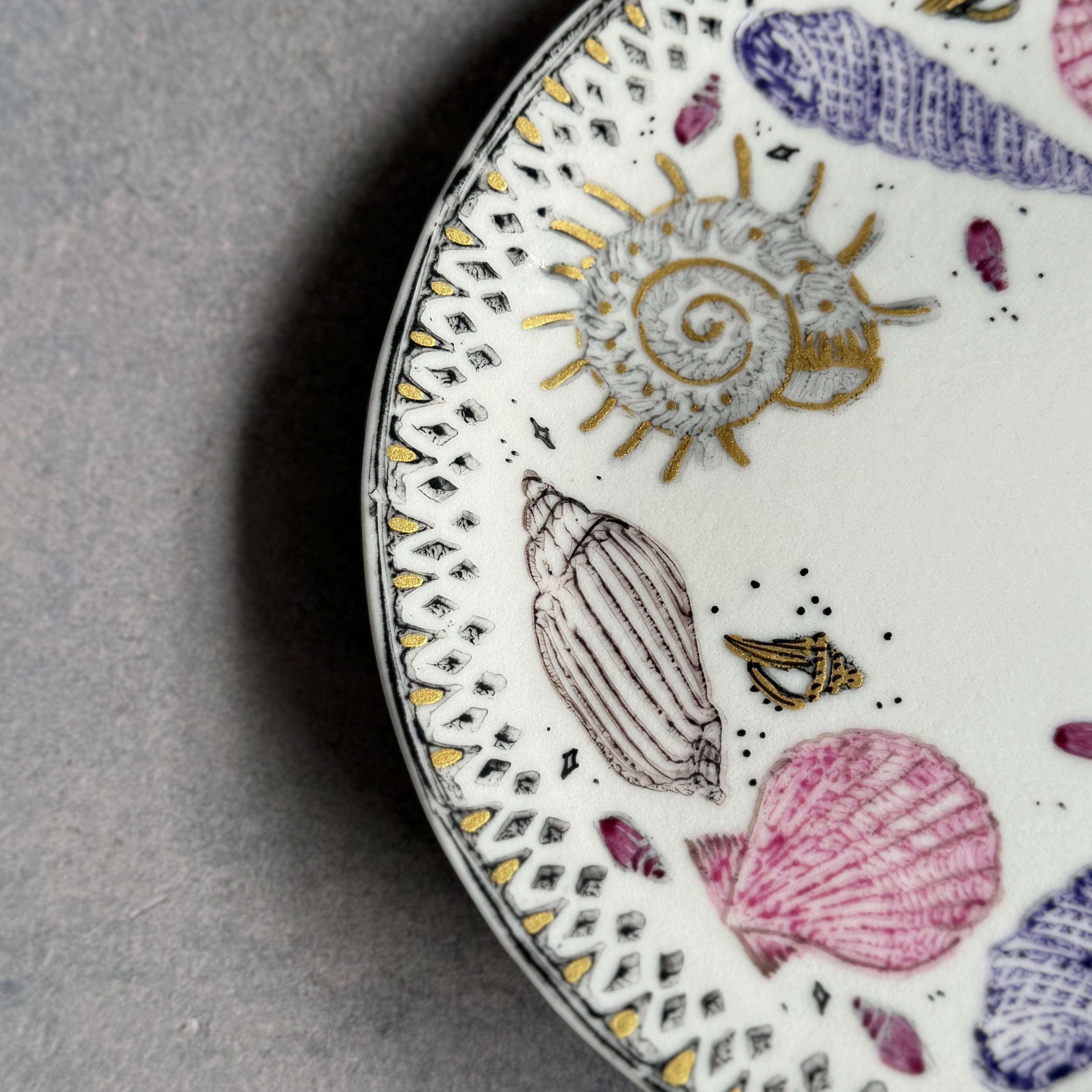 つちやまり あわび皿 つちやまり plate | gallery 一白