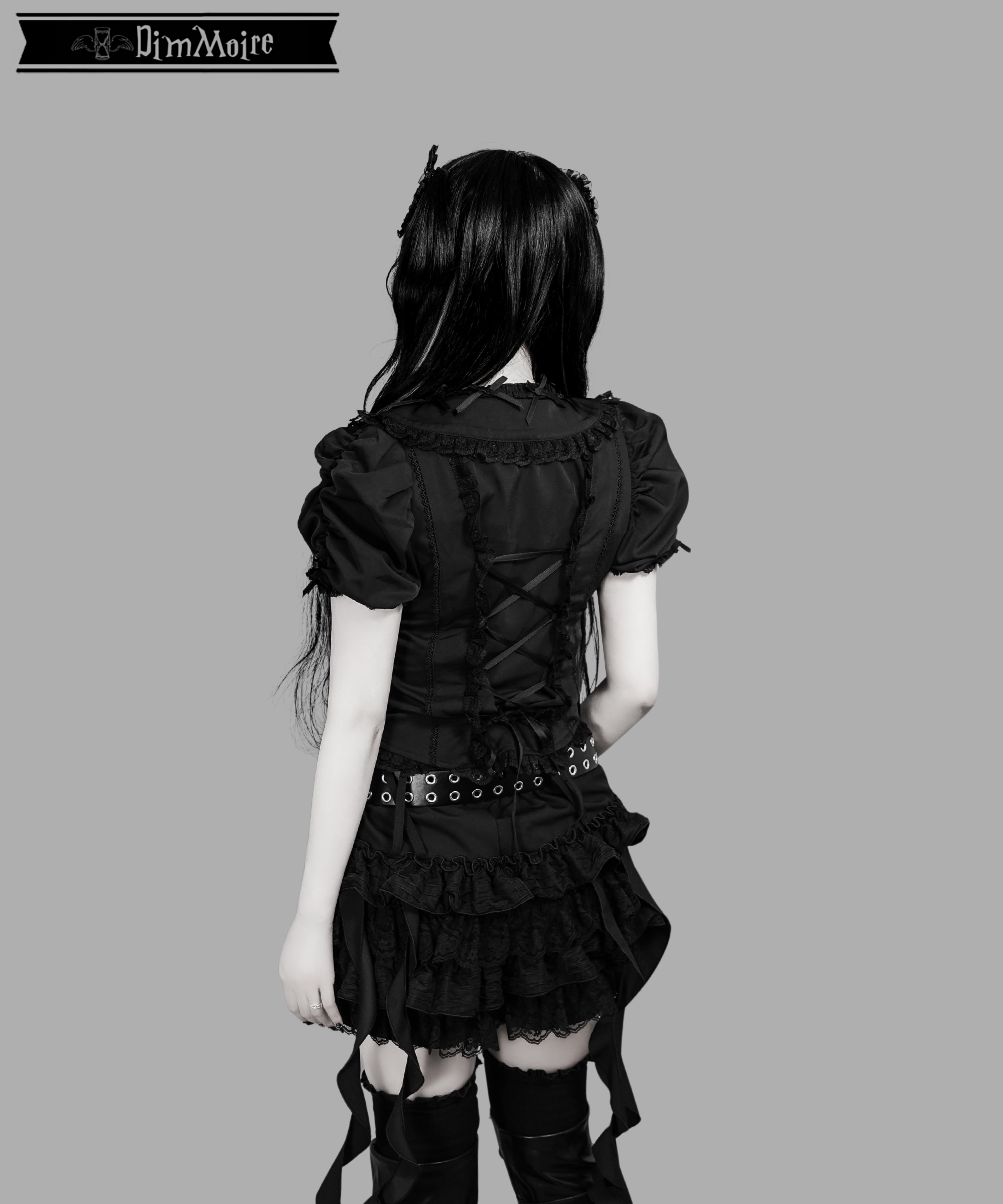 Fallen Frillショートパンツ‎【Black】 | DimMoire