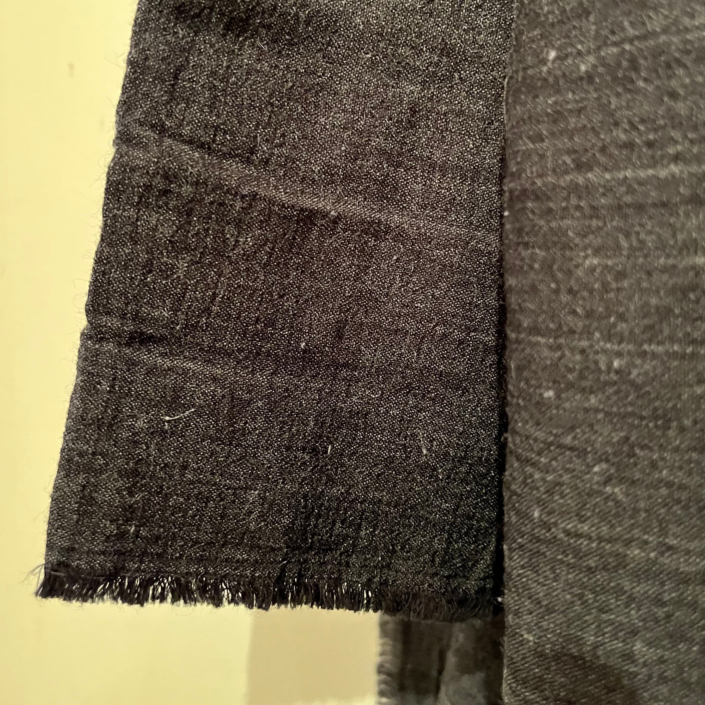 MITTAN 三重織綿絹毛麻ジャケット JK-23 墨黒がさね | Routes*Roots