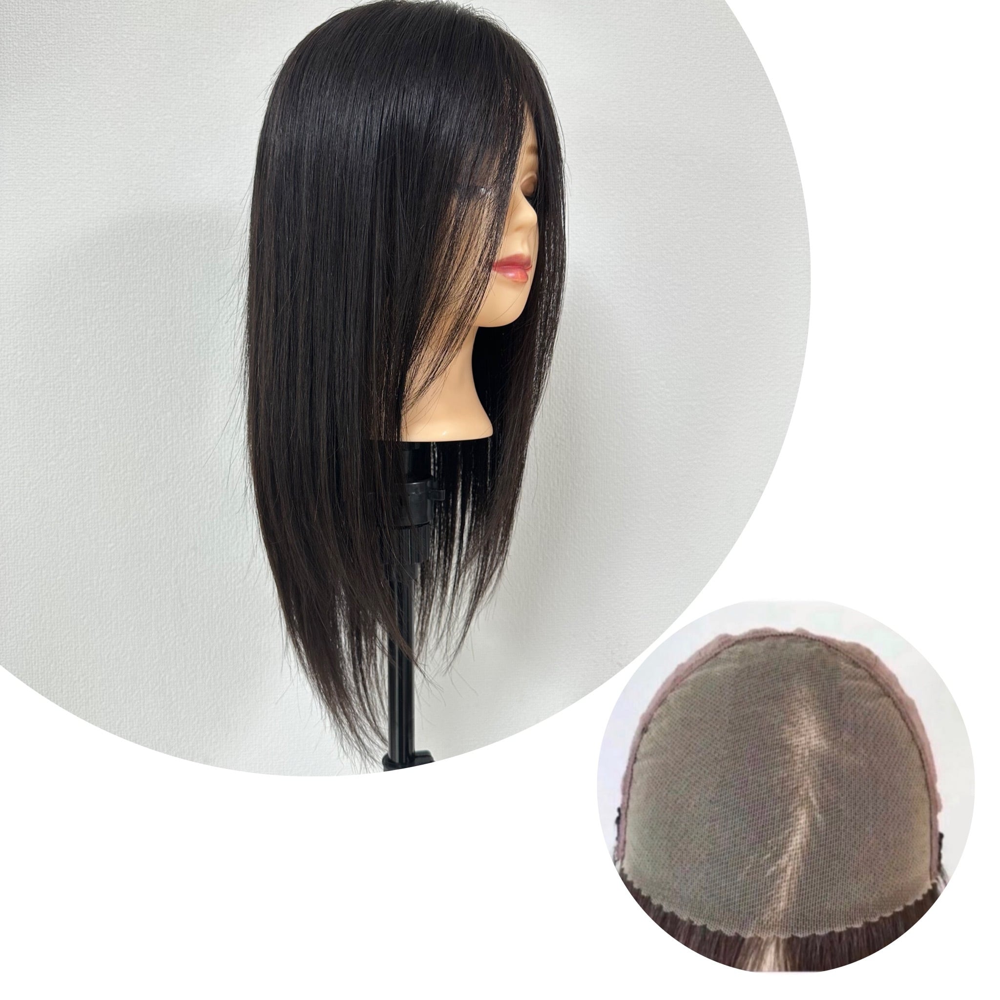 新世界フルウィッグ人毛レミー100%医療ウィッグロングストレート  