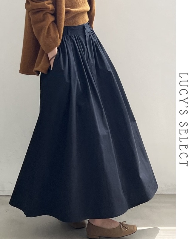 large pleated retro A-line skirt    A1635