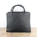 GUCCI GG PATTERNED NYLON BAMBOO HAND BAG MADE IN ITALY/グッチGG柄ナイロンバンブーハンドバッグ 2000000068800