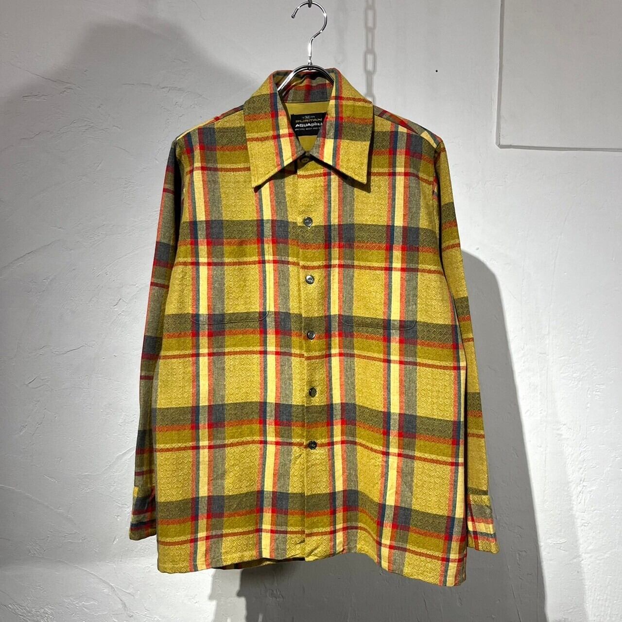 70s PURITAN "Box-Cut" Wool Shirt