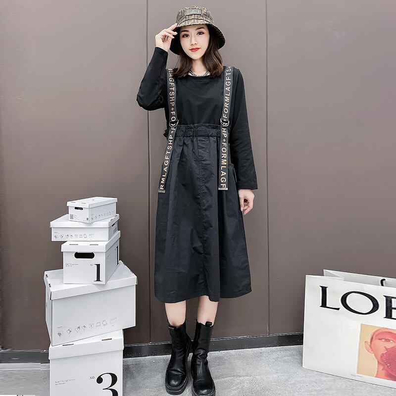 ツーピース薄手オータムウィンター 大きめサイズ 秋物 冬物 ミックスインファッション70377798712