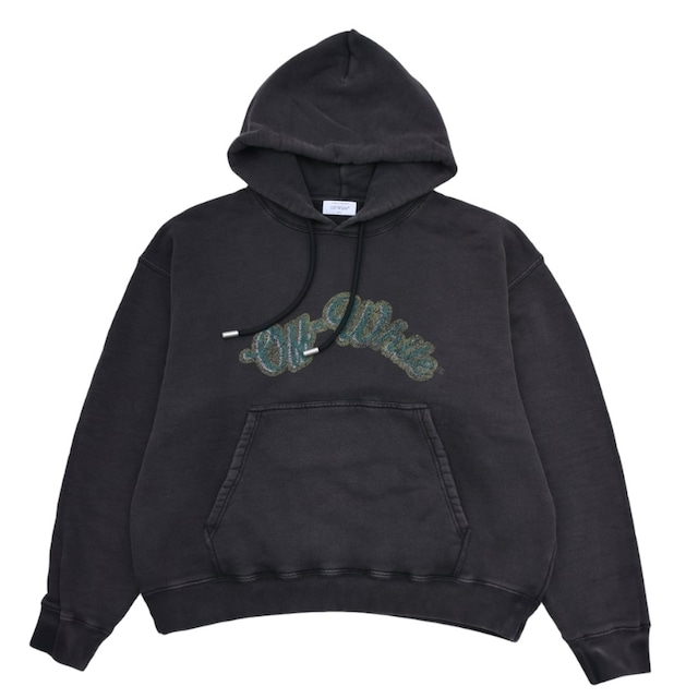 【OFF-WHITE】GREEN BACCHUS SKATE HOODIE(BLACK)