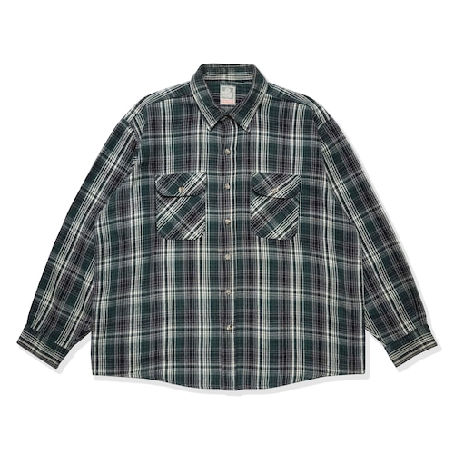 OUTDOOR EXCHANGE 90s flannel cotton check shirt
