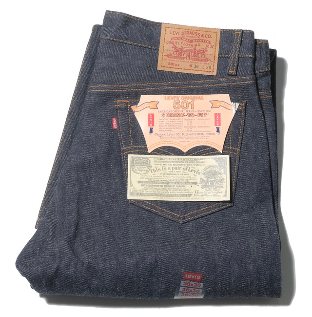 DEAD STOCK 92's Levi's 501 denim pants made in USA[36x30]