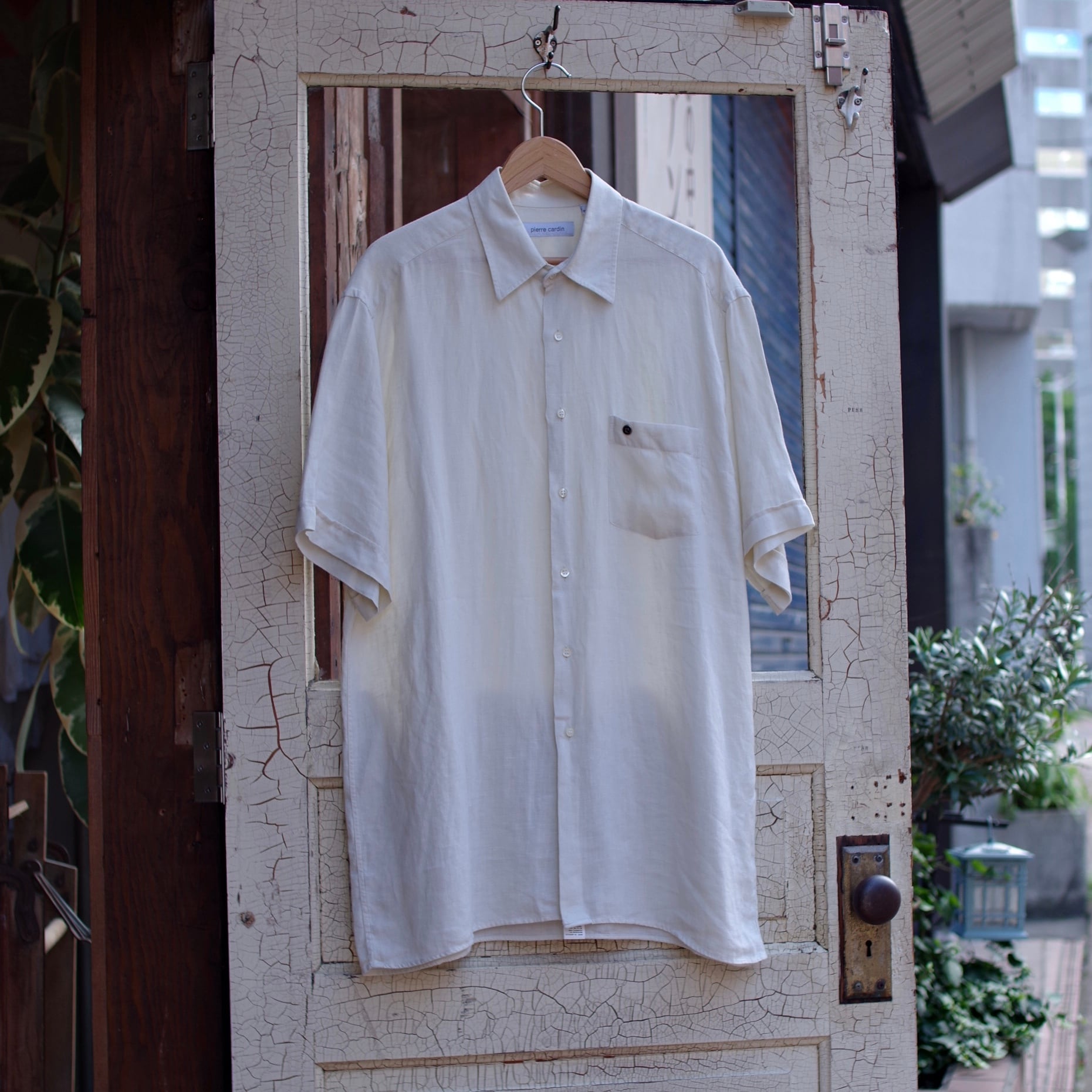 Pierre Cardin Short sleeve Linen Shirt #3 / ピエールカルダン リネン ...