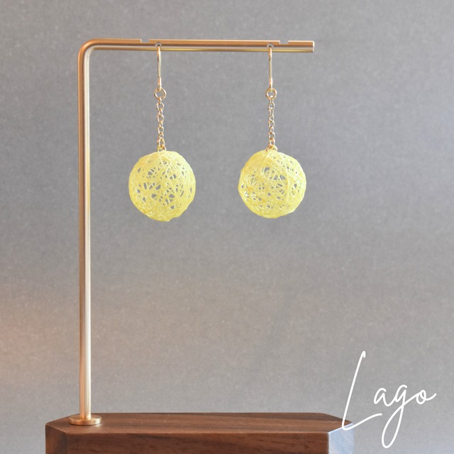 糸玉アクセサリー1ケ玉　　color/イエロー