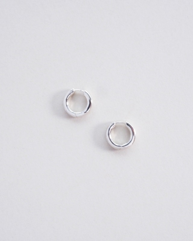 silver hoop pierce(CAAC-NC020)
