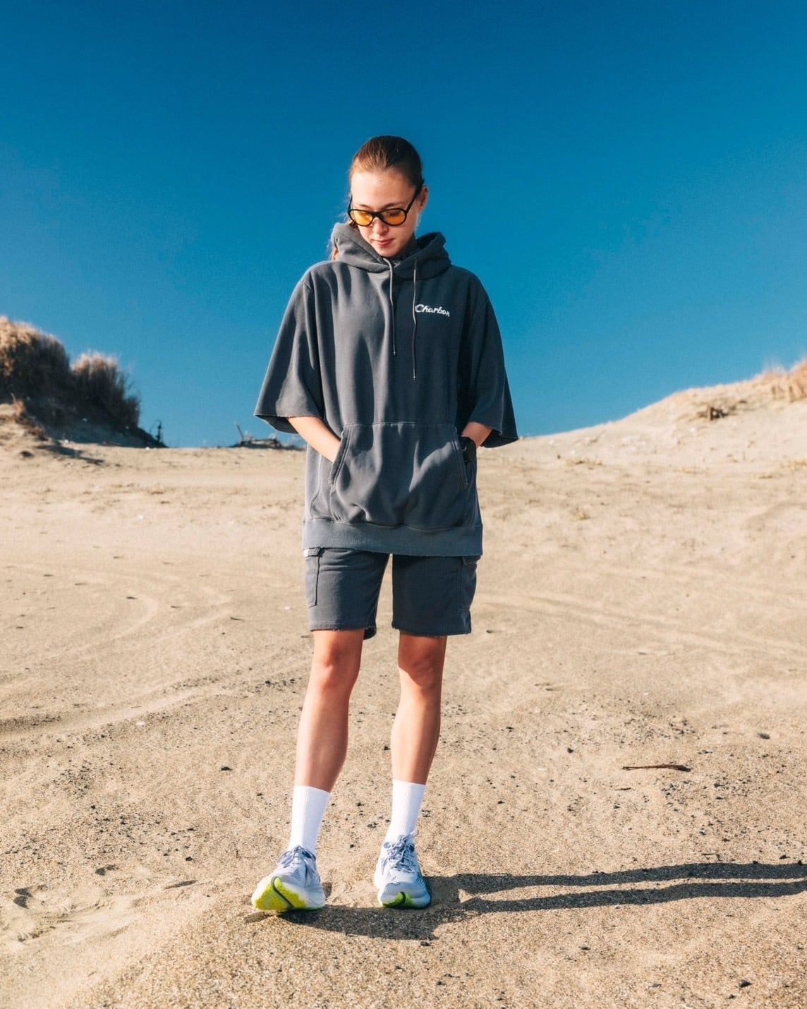 charbon / PIGMENT DYE DRY セットPARKA charbon / PIGMENT DYE DRY SEWAT PARKA | 道がまっすぐ