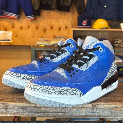 【NIKE】AIR JORDAN 3 RETRO VARSITY ROYAL ナイキ エアジョーダン3 レトロ バーシティロイヤル スニーカー メンズ 27cm CT8532-400