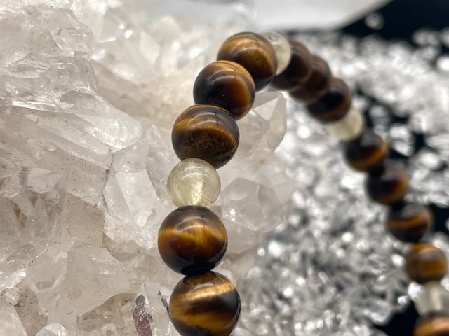 スタンダードブレスレット（虎目・ルチルクォーツ）