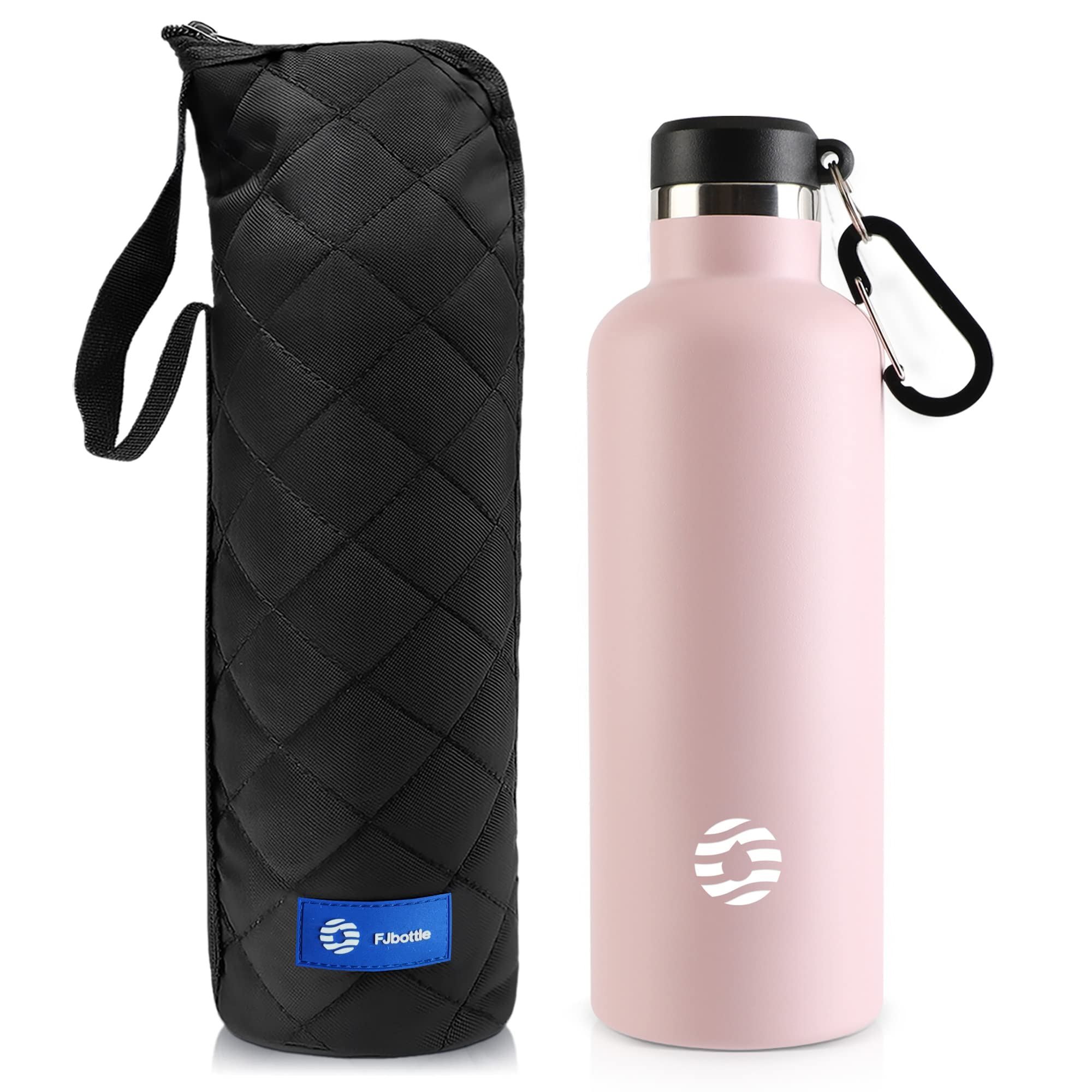 【在庫のみ】FJbottle 水筒 750ml 真空断熱 保温 保冷 第2世代 スポーツボトル 直飲み ステンレスボトル スポーツ飲料対応 水筒カバー付き 男の子 女の子 大人 子供 ピンク