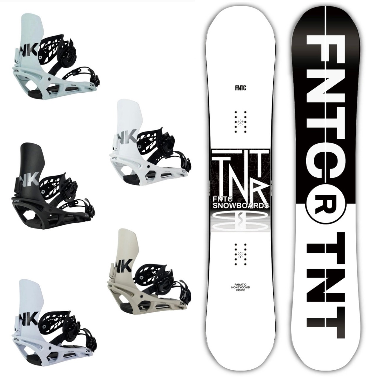 FNTC × LINK 2点セット TNT R ＋ EXKLUSIVE スノーボード エフ 