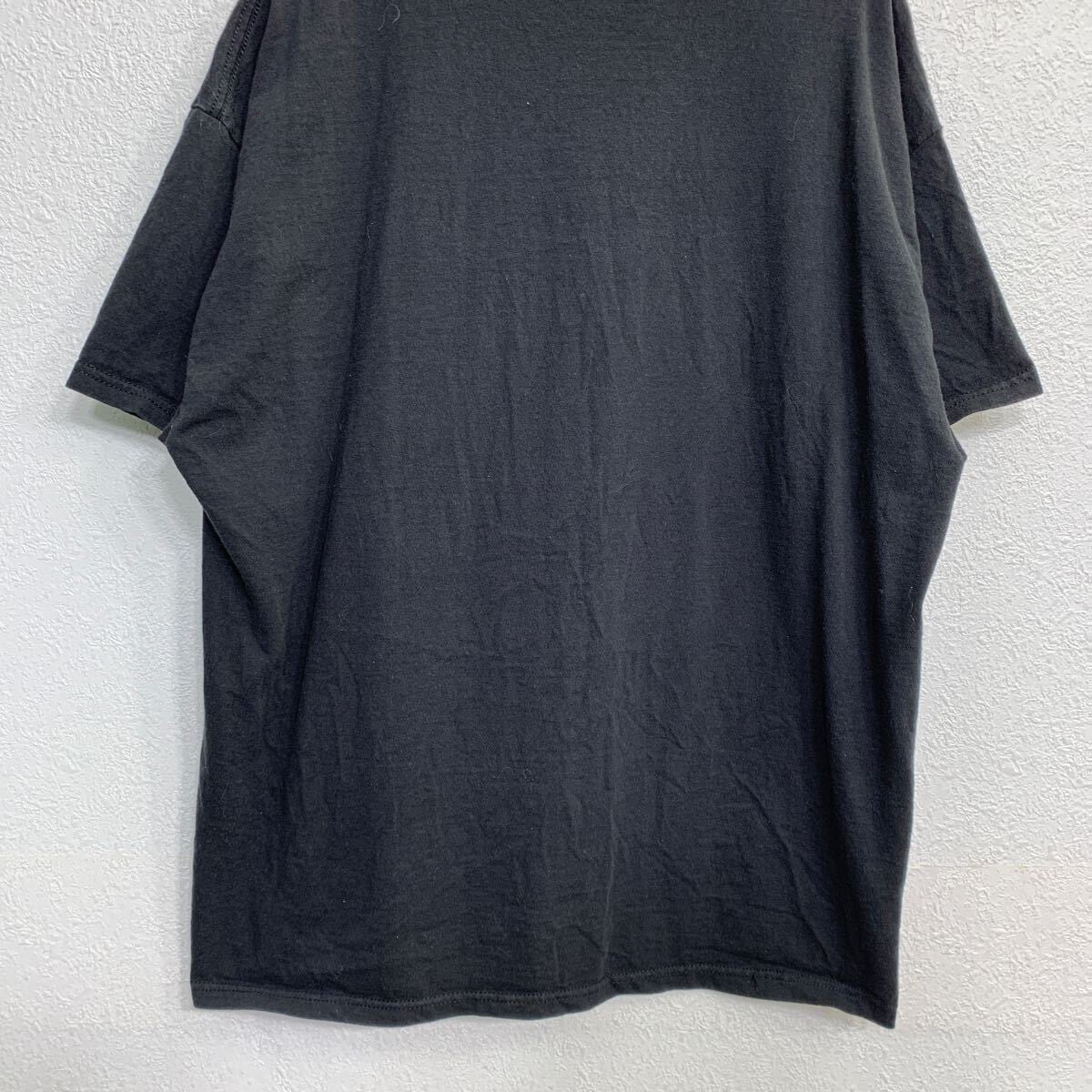 半袖 プリント Tシャツ XLサイズくらい ビッグサイズ ブラック 古着卸