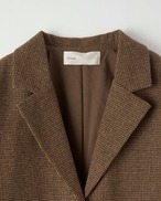 DU250705 Check Tailored Jacket【Outer Collection】【11月中旬予約商品】