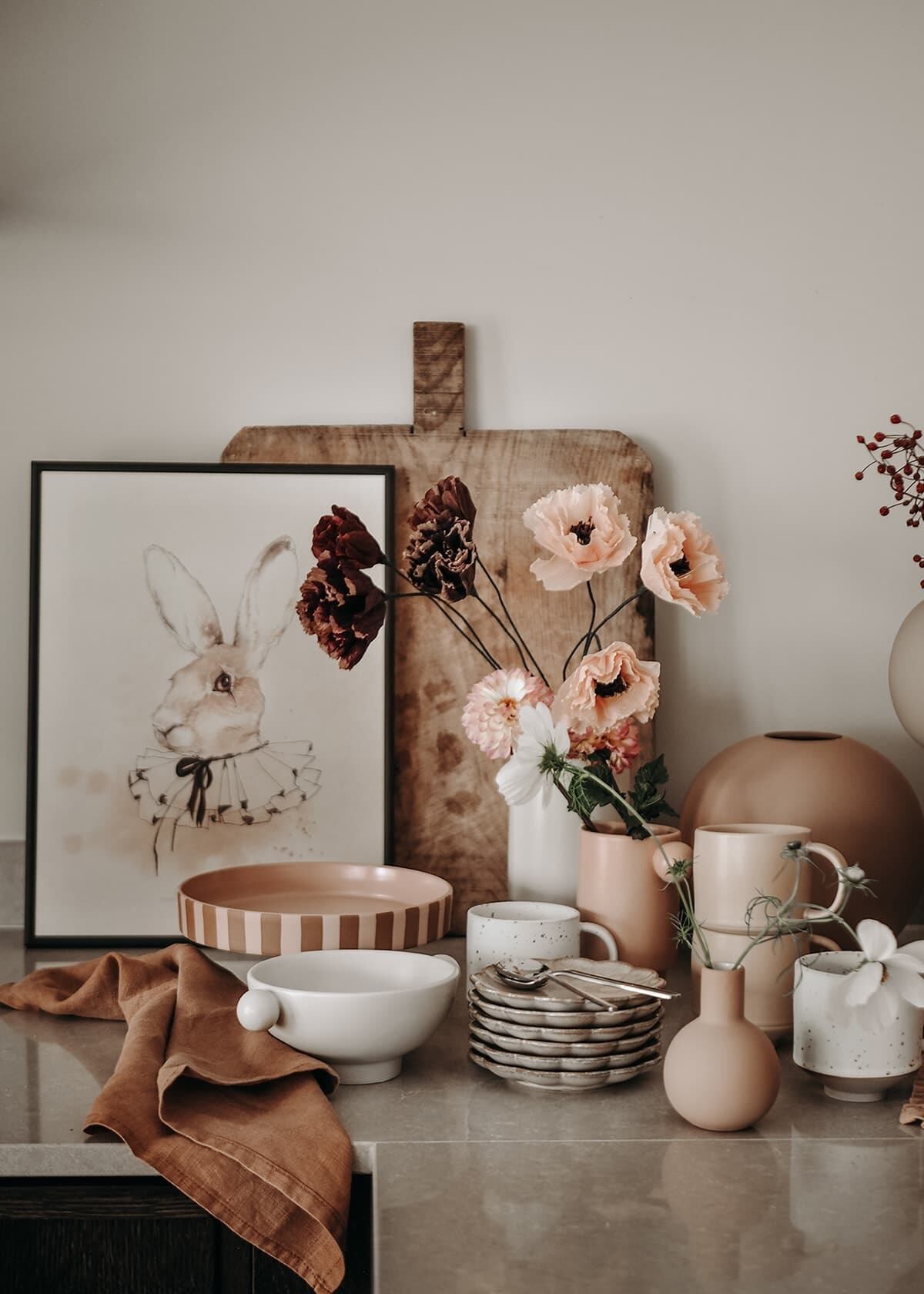 mrsmighetto】限定品 LADY CHESTNUT 30X40 ポスター 北欧雑貨