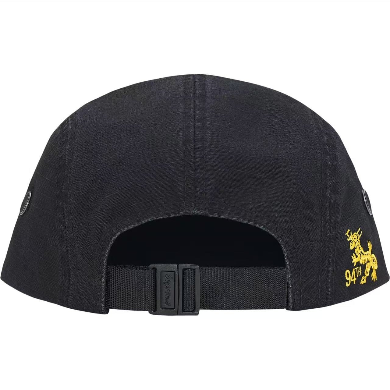 Supreme】ブラック キャンプキャップ 5パネル 帽子 Box Logo ボックス