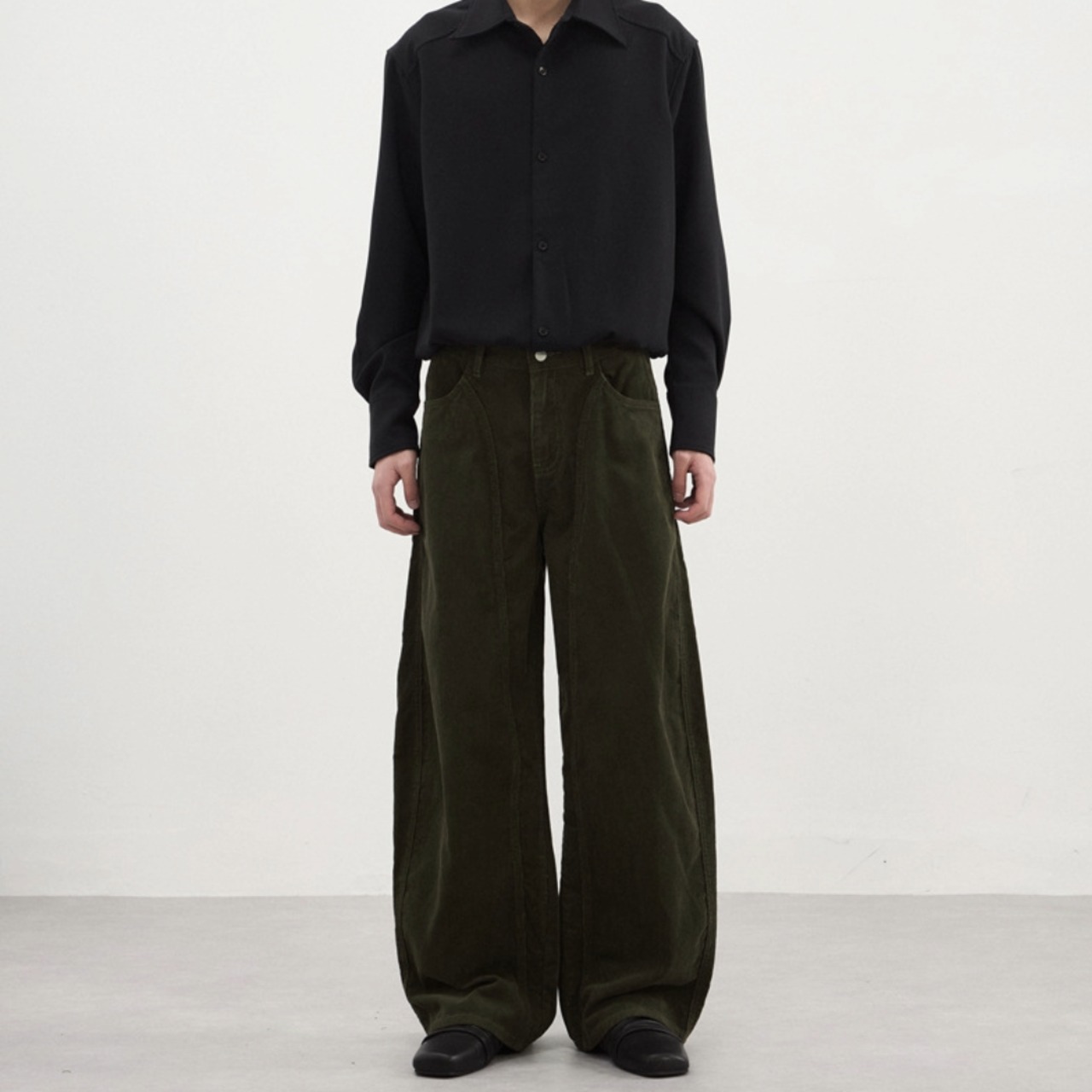 Curved Seam Wide Pants / XS–2XL　TB2630・画像5