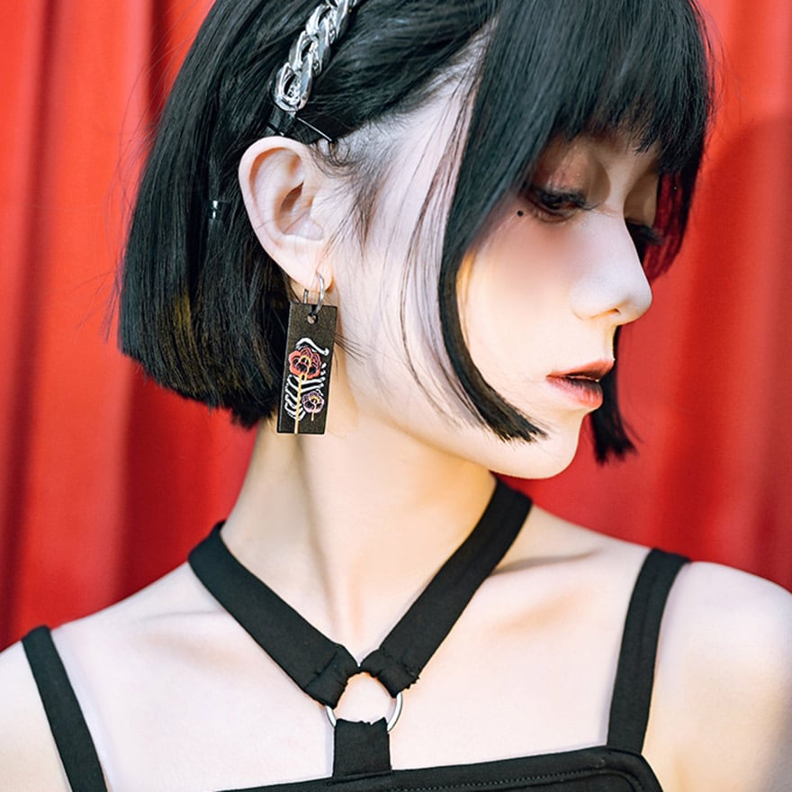 チャイナタッセル　ピアス　イヤリング　伊 チャイナタッセル ピアス イヤリング 伊 サブカル 服 地雷系 通販