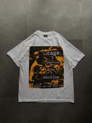 Rage Against The Machine バンドTシャツ Killing in the Name 白 XL