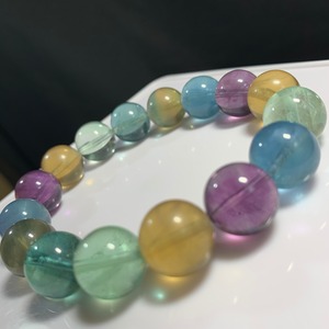 カラフル フローライト ブレスレット