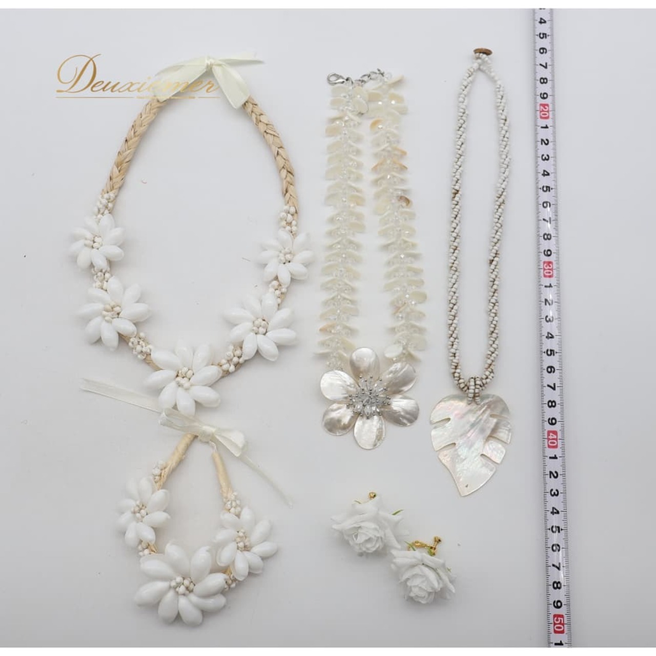 フラダンス 小物 まとめ売り 全7点 セット シェルネックレス ネックレス イヤリング シェル モンステラ 花 フラワー 白 赤 光沢 キラキラ ダンス小物 アクセサリー かわいい 華やか ホワイト系 レッド系