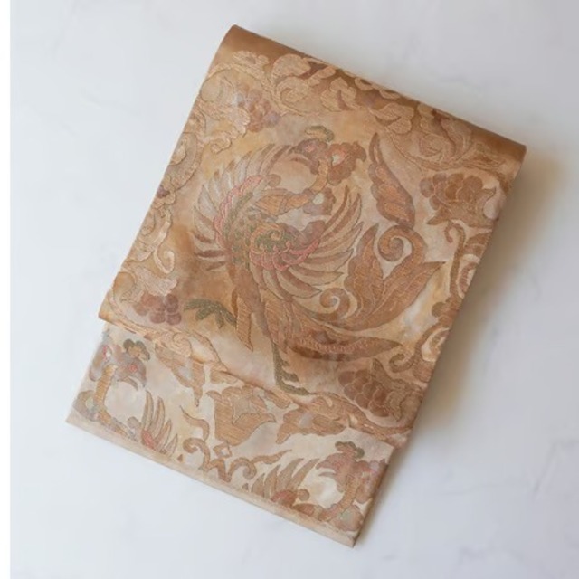 【ふくろ帯】洛風林　鳳凰文　ふくろ帯