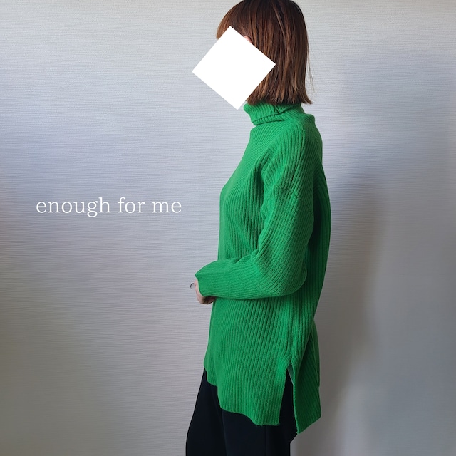 【enough for me】タートルニット(022)