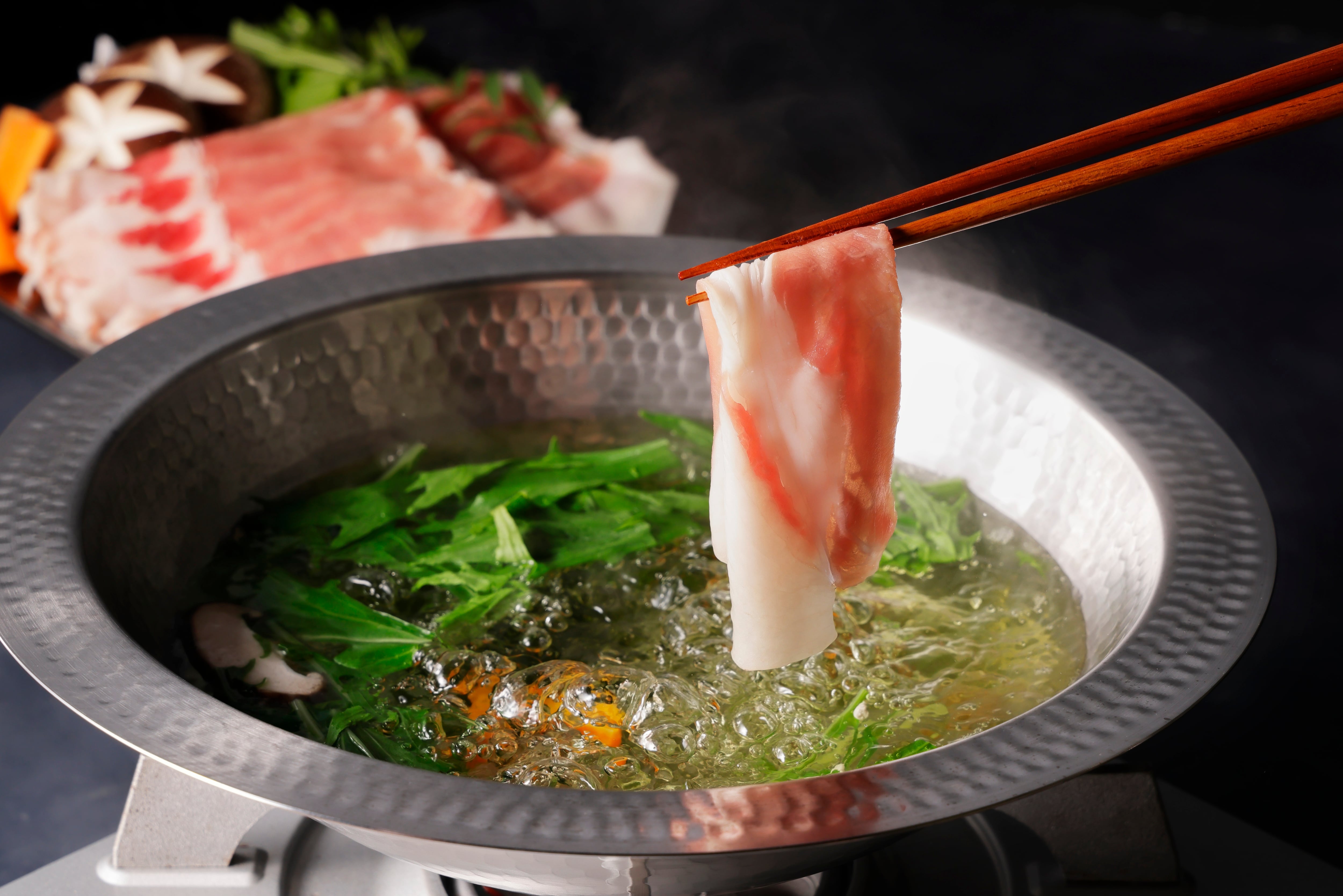 ロース肉塩しゃぶしゃぶセット400g | Tokachi Royal Mangalica