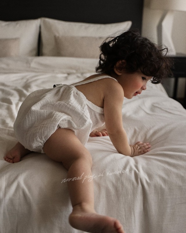 《予約》送料無料【normal play】Lovely Loaf Baby Suit