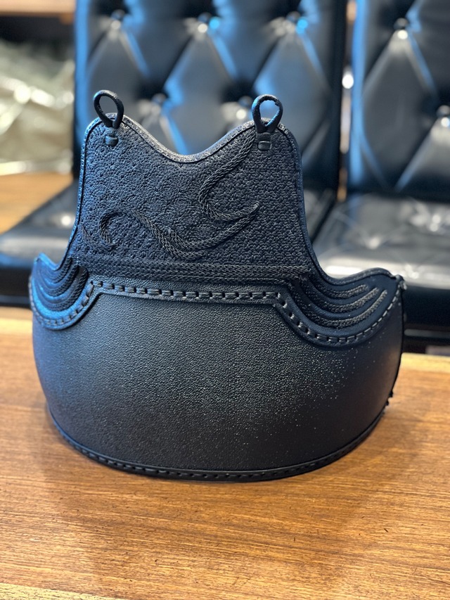 【新春ベストセレクション予約販売】【胸M.L.L+1各サイズ3名様限り‼️】KIZUNAオリジナルデザイン 『スペード飾り』エンボ黒ヤマト胴　