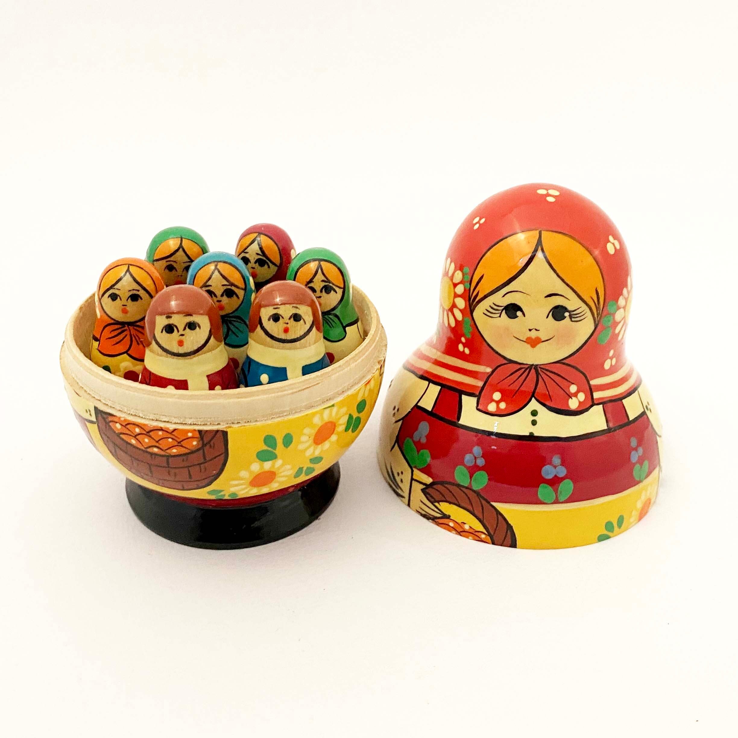 キーロフ産マトリョーシカ / 数え遊び7個入り