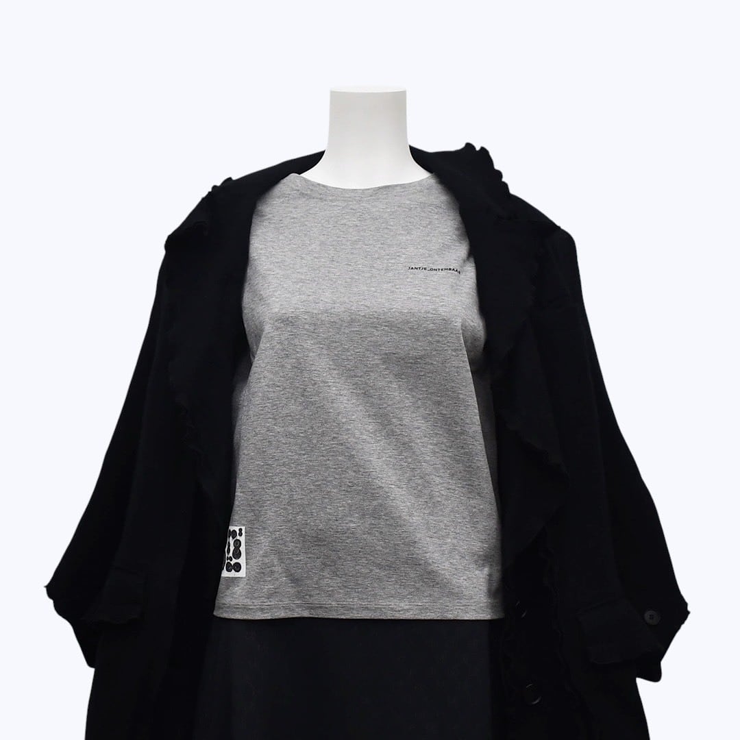 J_O ORIGINAL ARTロゴTシャツ【無限モノクローム×グレー