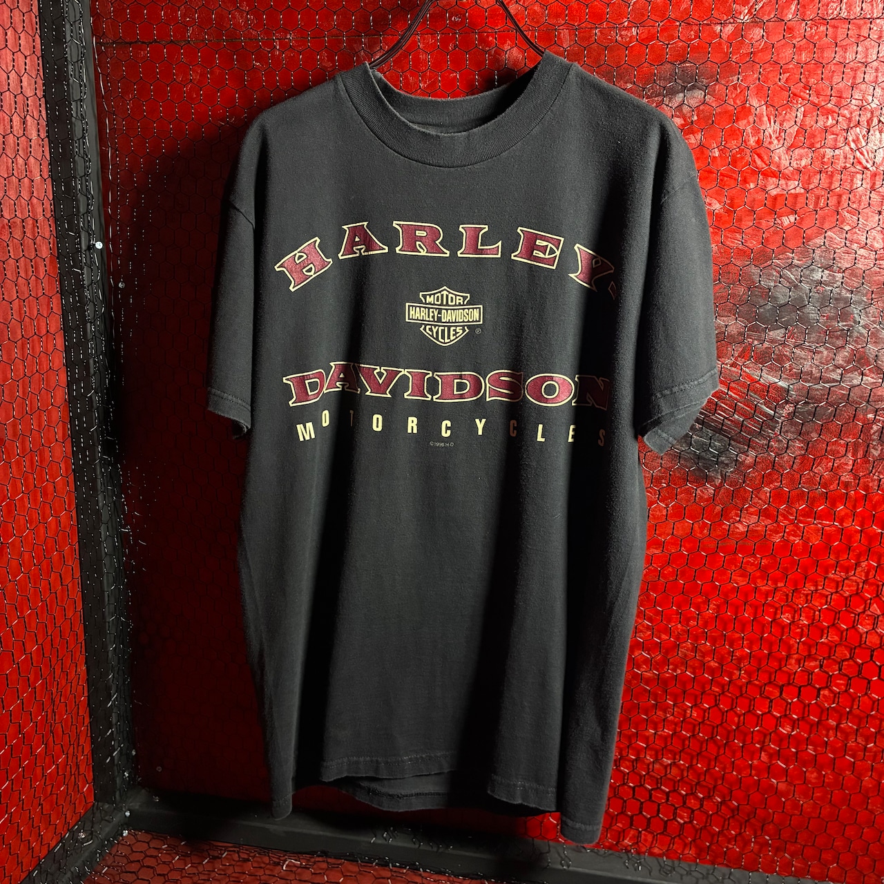90s USA製 HARLEY-DAVIDSON WASHINGTON Tシャツ M ヴィンテージハーレー