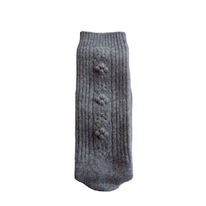 North pole Lamb’s wool socks　col.gray