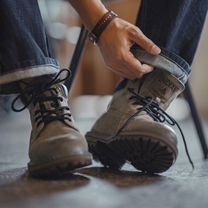 Vintage Genuine Leather High Top Boots / ヴィンテージ 本革 レザー ハイトップ ブーツ