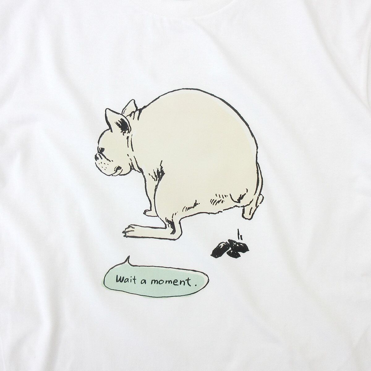 うんち フレブル Tシャツ dog09a フレンチブルドッグ 夏 癒しポーズ