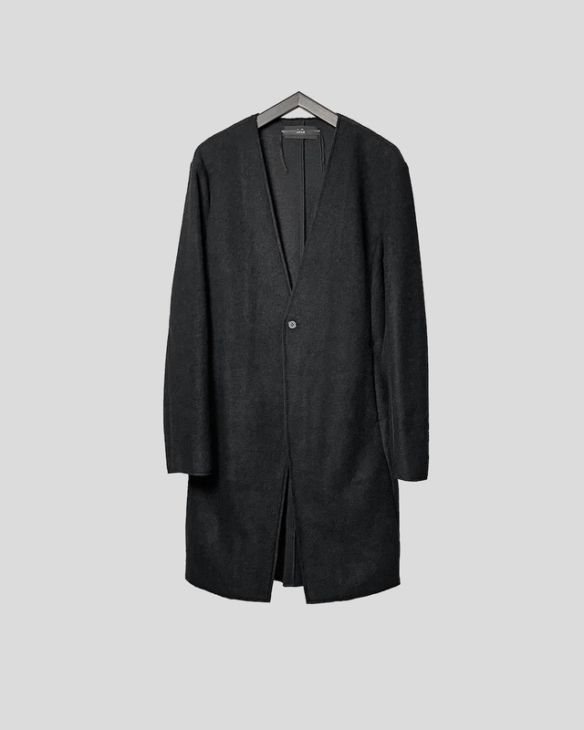 25AW[PRE] ご予約限定品 / CHESTERLESS COAT / BLK
