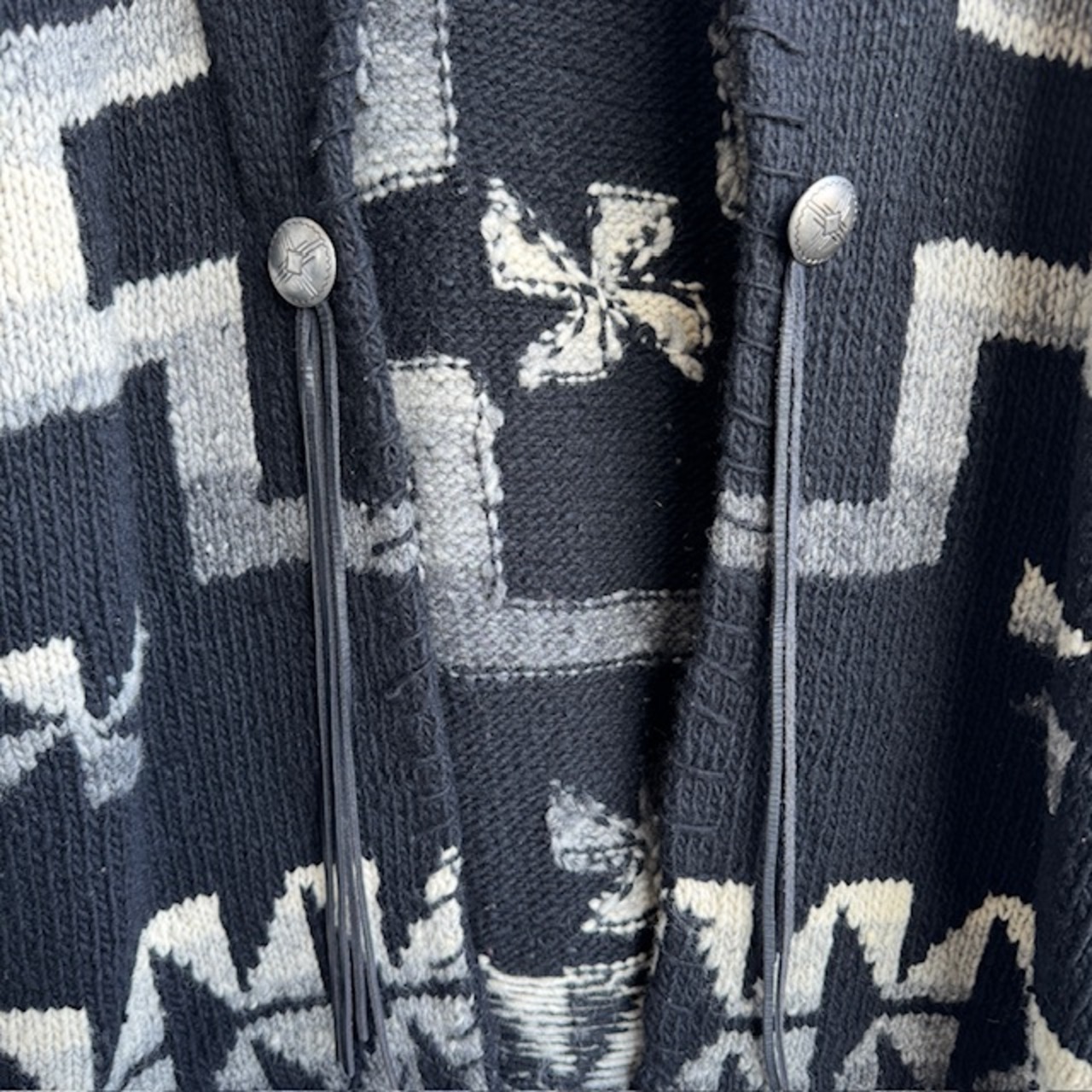 Ralph Lauren ハンドニット 風車柄 90s M 画像6