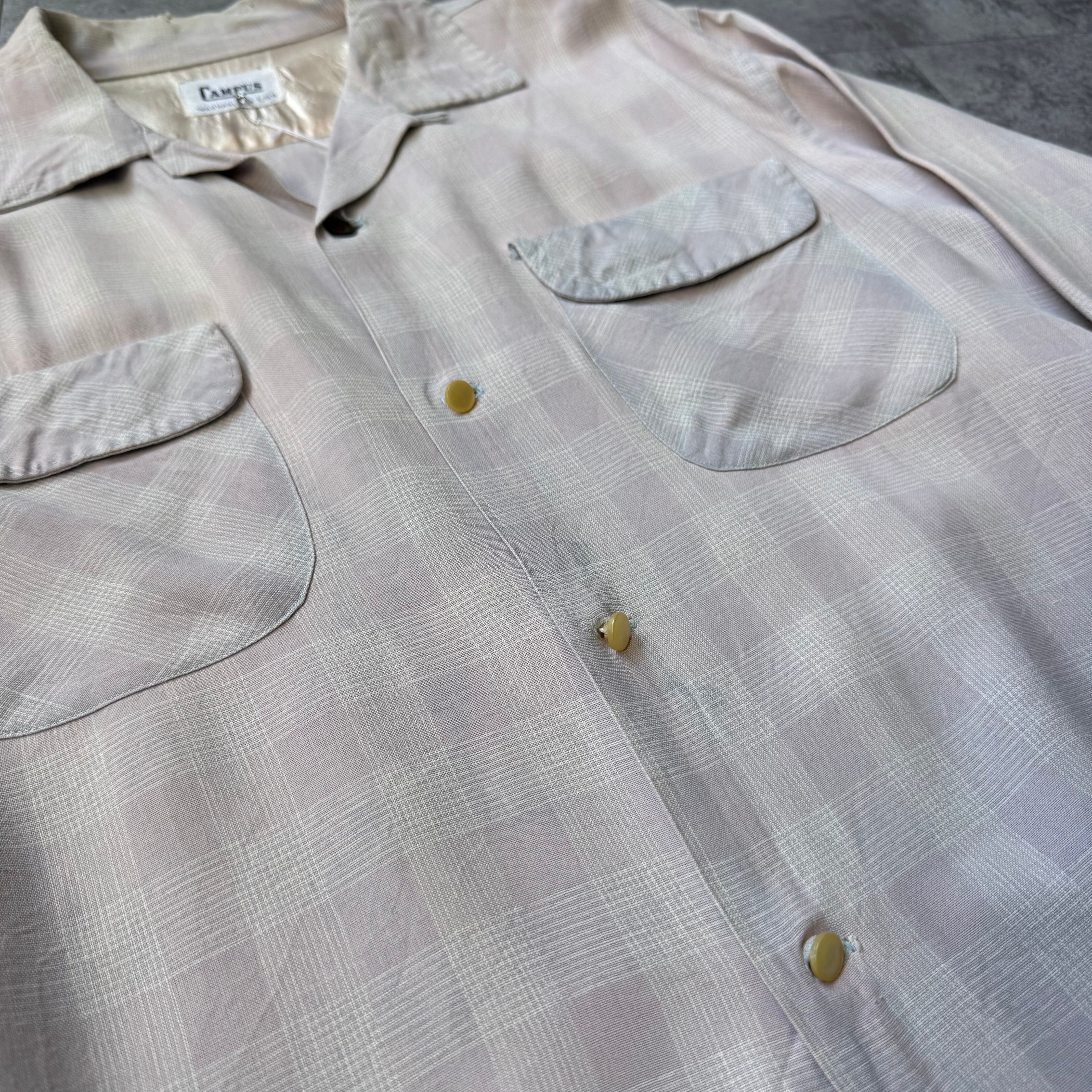 50's campus rayon shirt レーヨンシャツ 1950's〜 