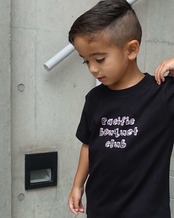 【mini】HAND DRAWN BOUQUET PRINT T-SHIRTS［RKC015］