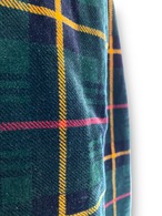 Checked pattern mini skirt